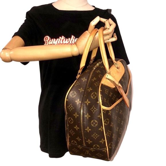 LOUIS VUITTON Deauville LV Monogram Top Handle Weekend Doctor’s Bag 35cm - Picture 17 of 17
